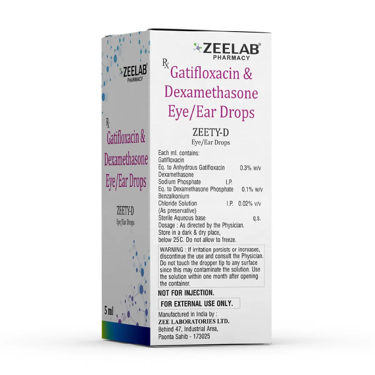 Zeety D Eye/Ear Drops 5 ml
