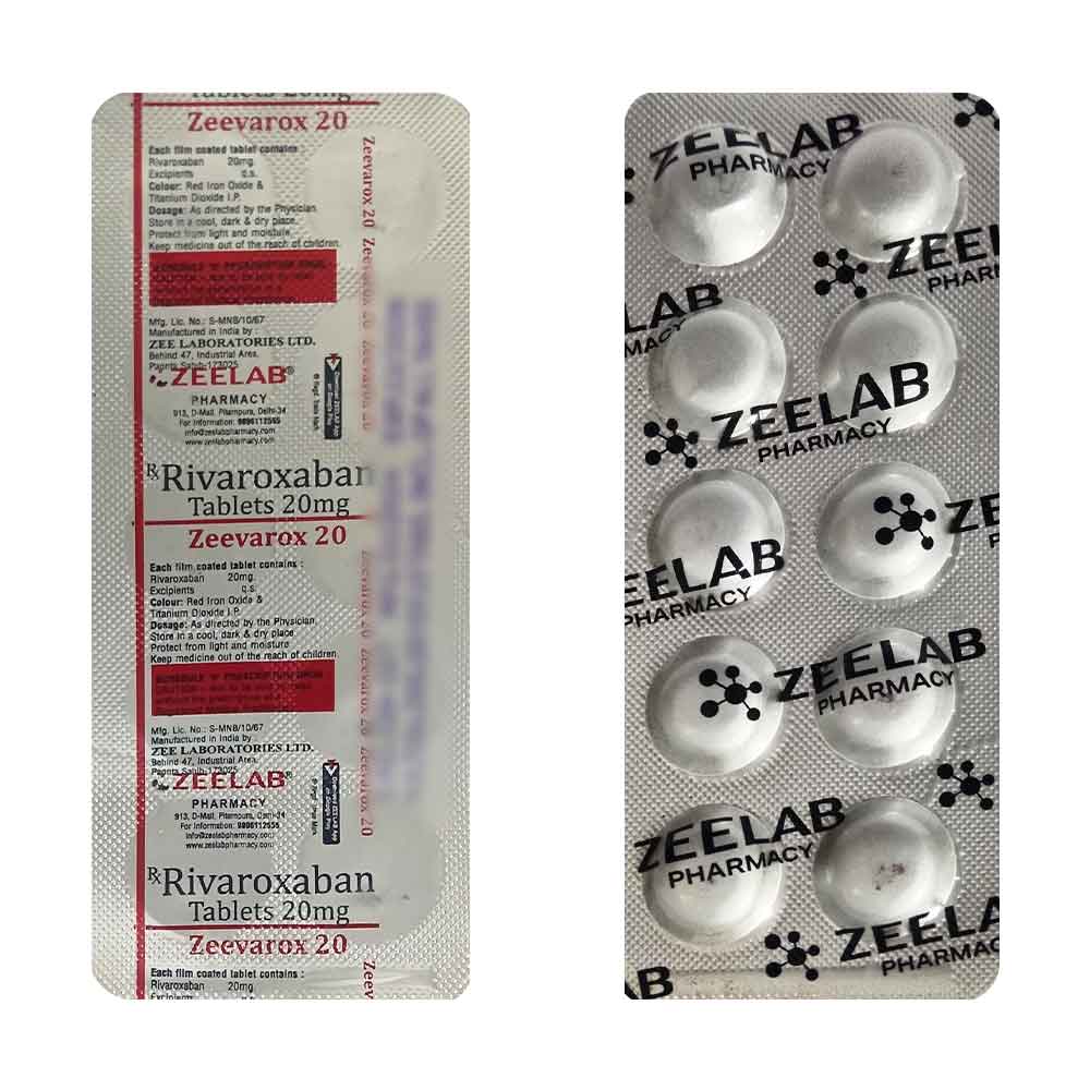 Zeevarox 20 Anticoagulant Tablet