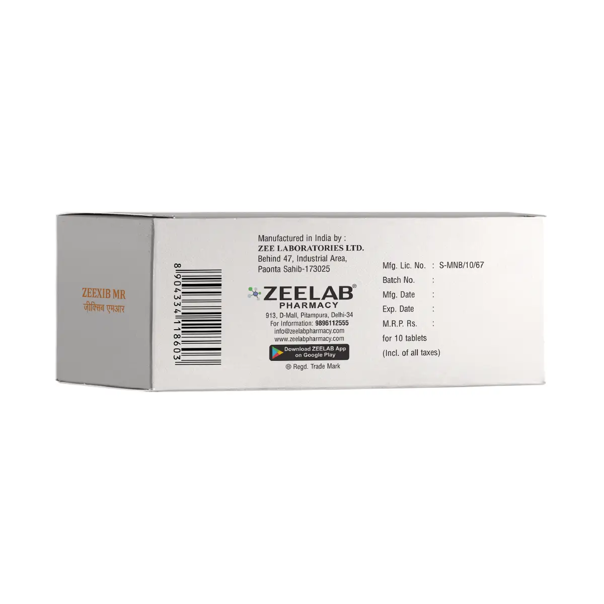 Zeexib MR Muscle Spasm Tablet