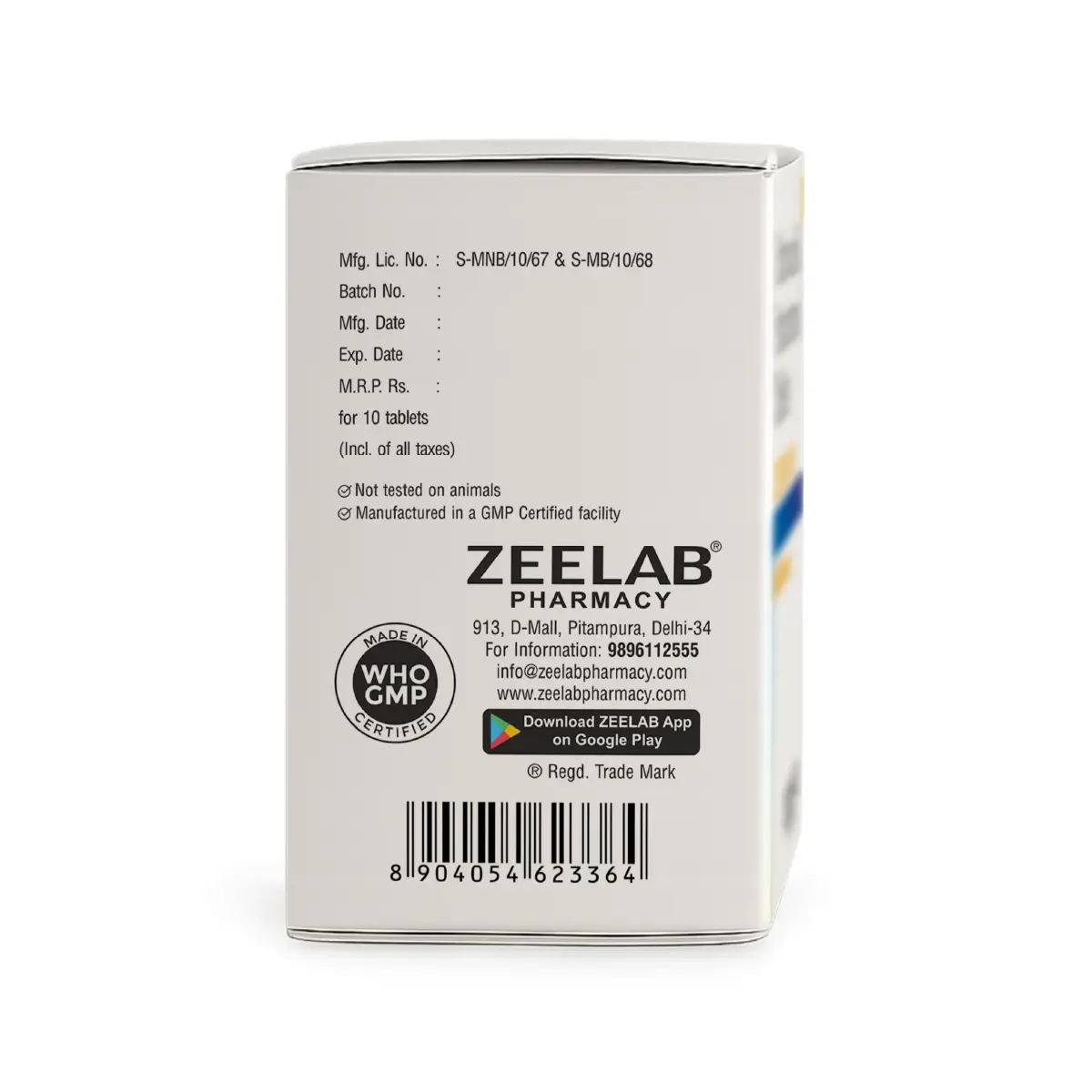 Zeexib Plus Pain Relief Tablet
