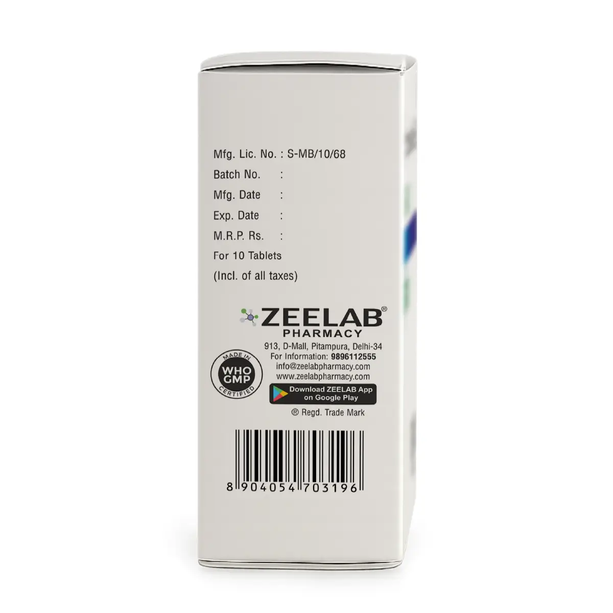 Zelthrocin 250 Antibiotic Tablet