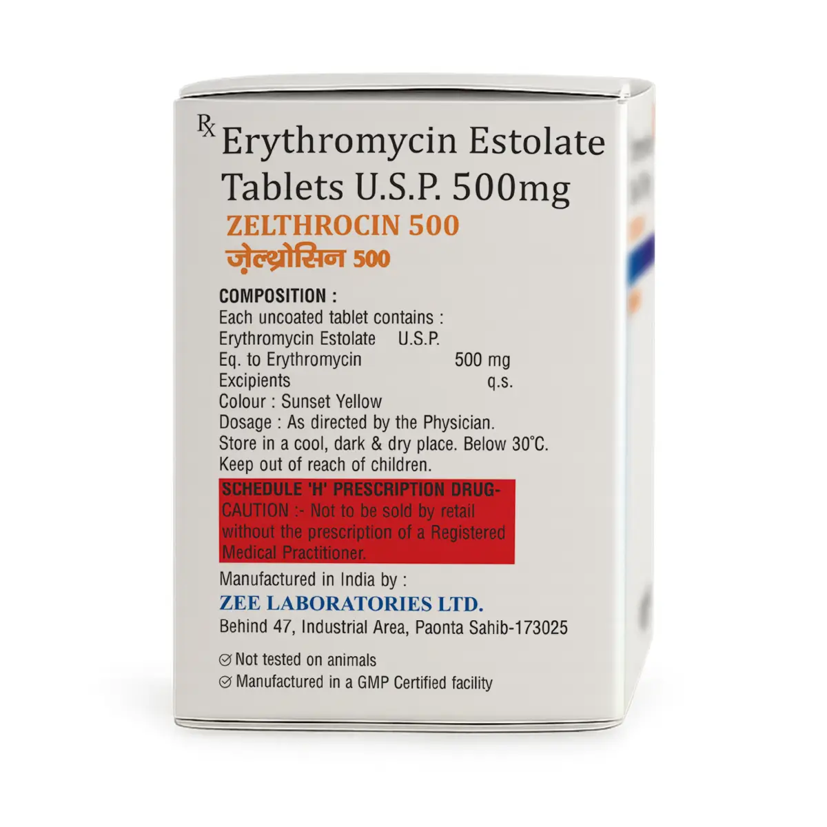 Zelthrocin 500 Antibiotic Tablet