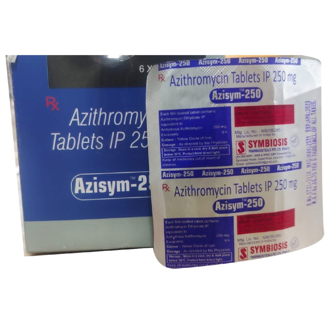 Azisym 250mg Tablet - Uses, Benefits, Side Effects & Price