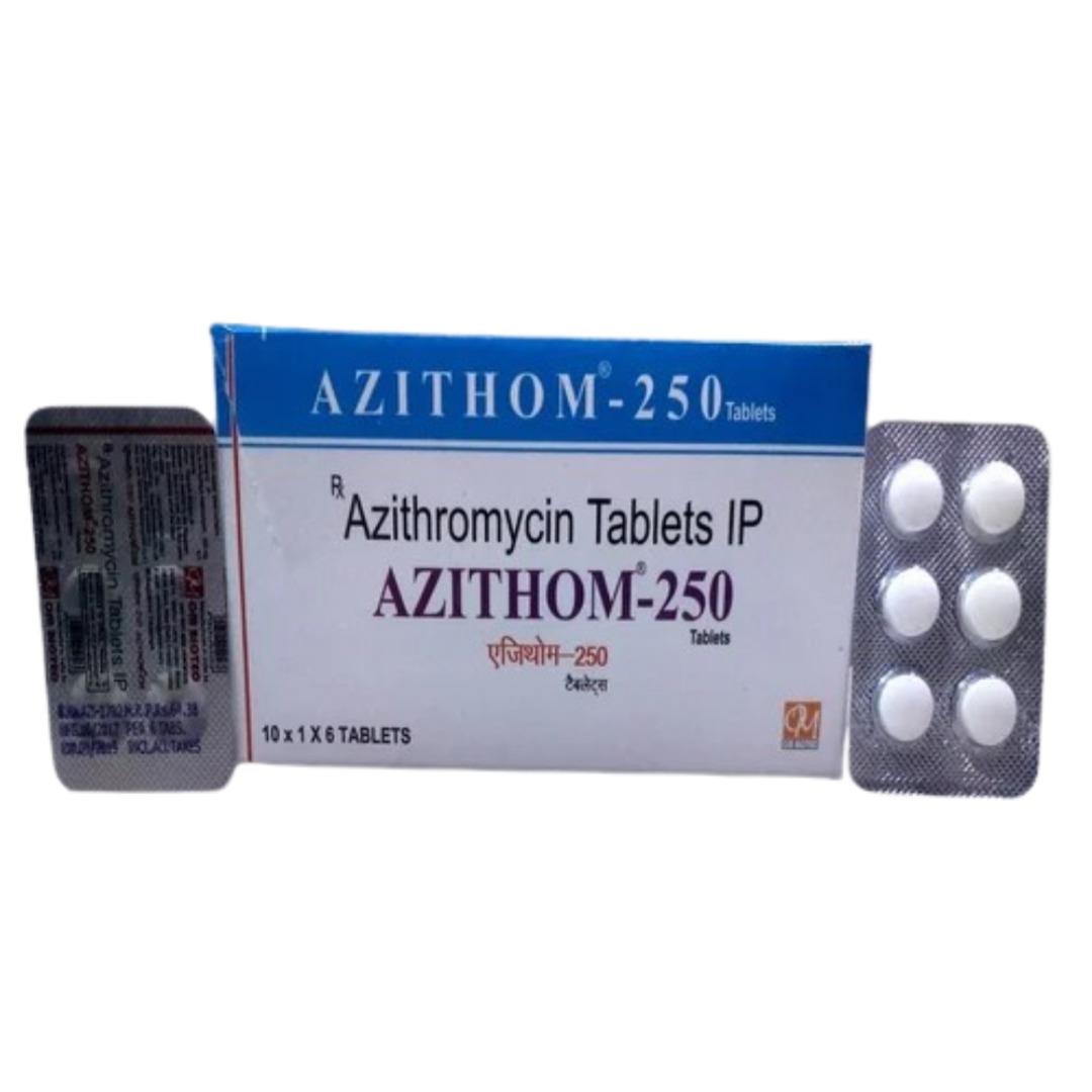 Azithom 250mg Tablets - Uses, Benefits, Side Effects & Price