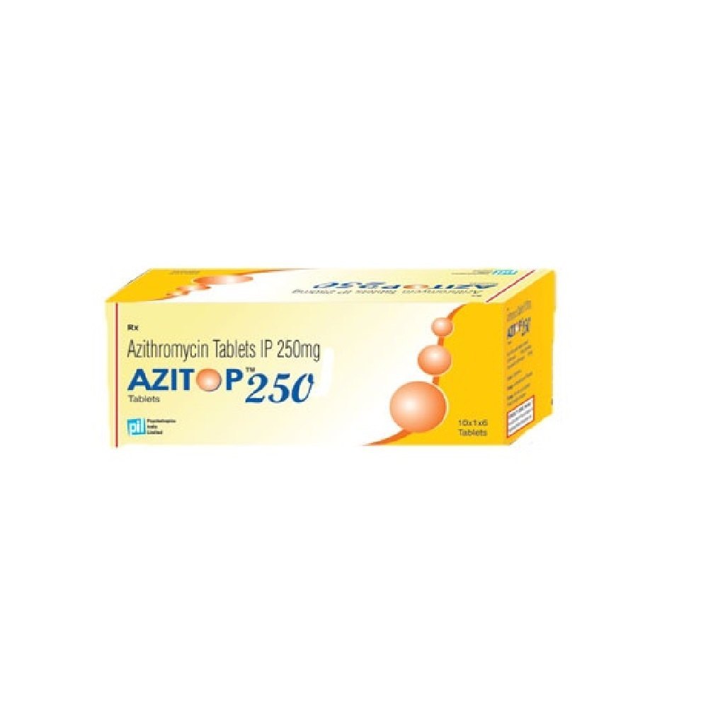 Azitop 250 Mg Tablet - Uses, Benefits, Side Effects & Price
