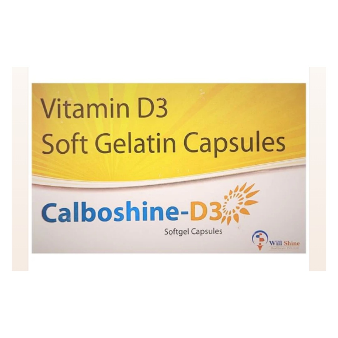 Calboshine D3 Capsule - Uses, Benefits, Side Effects & Price