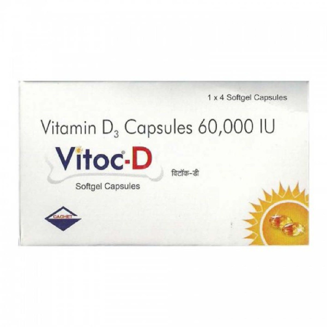 Vitoc Vitoc D Soft Gelatin Capsule - Uses, Benefits, Side Effects & Price