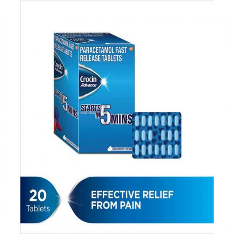 Crocin Advance 500mg Tablet Crocin Advance 500mg Tablet