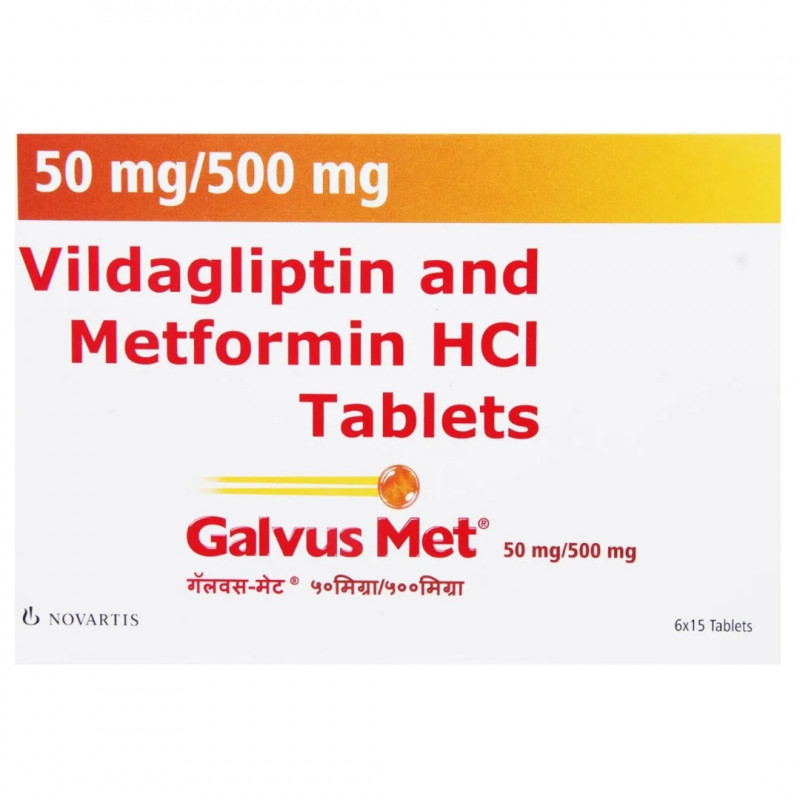 Galvus Met 50mg/500mg Tablet Galvus Met 50mg/500mg Tablet