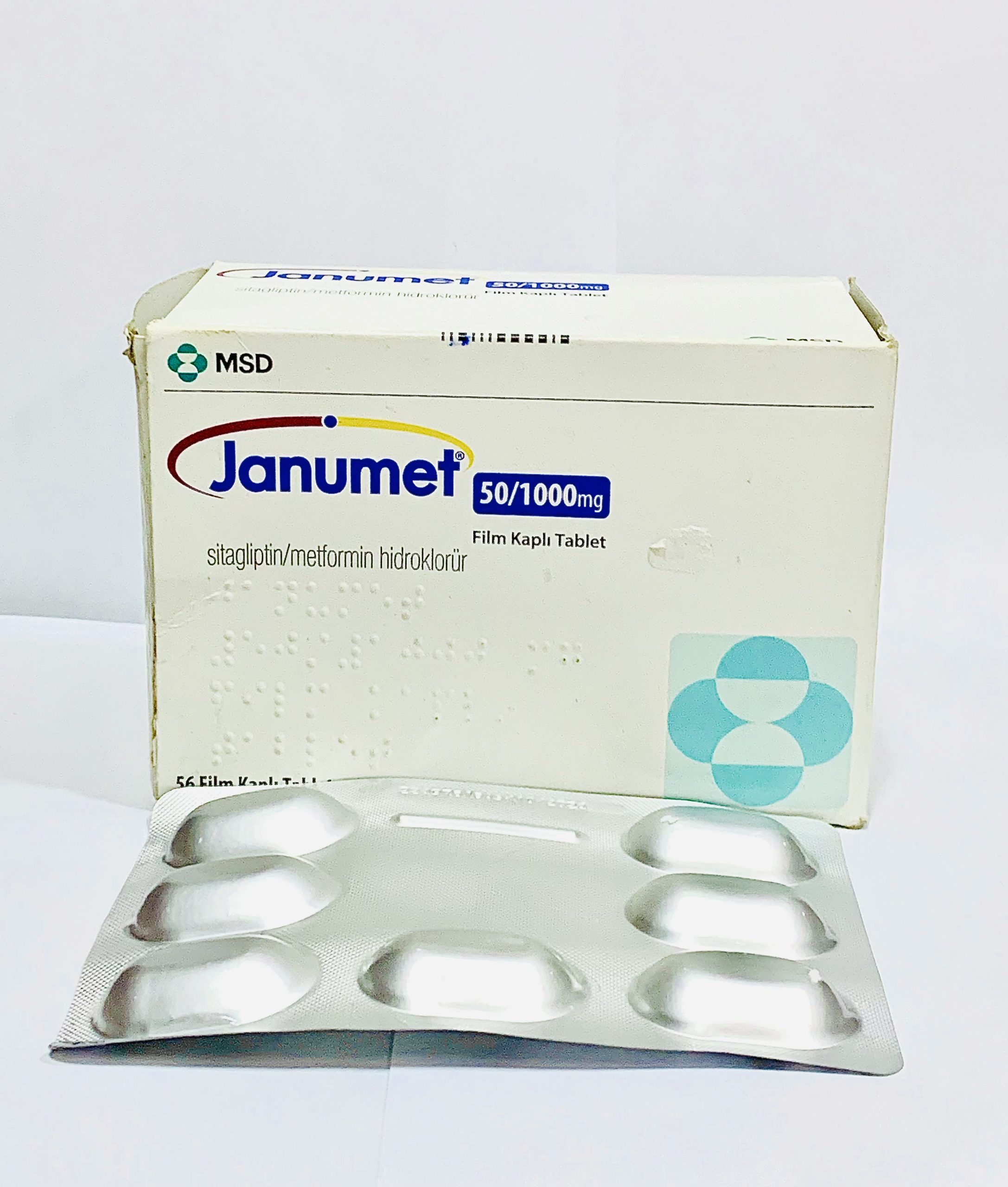 Janumet 1000mg/50mg Tablet