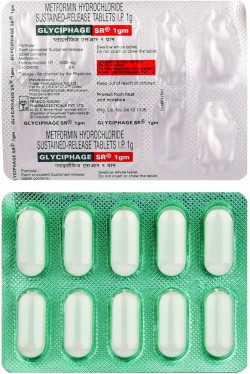Glyciphage SR 1gm Tablet