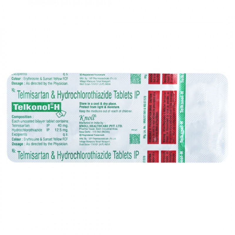 Telkonol H 40mg/12.5mg Tablet Telkonol H 40mg/12.5mg Tablet