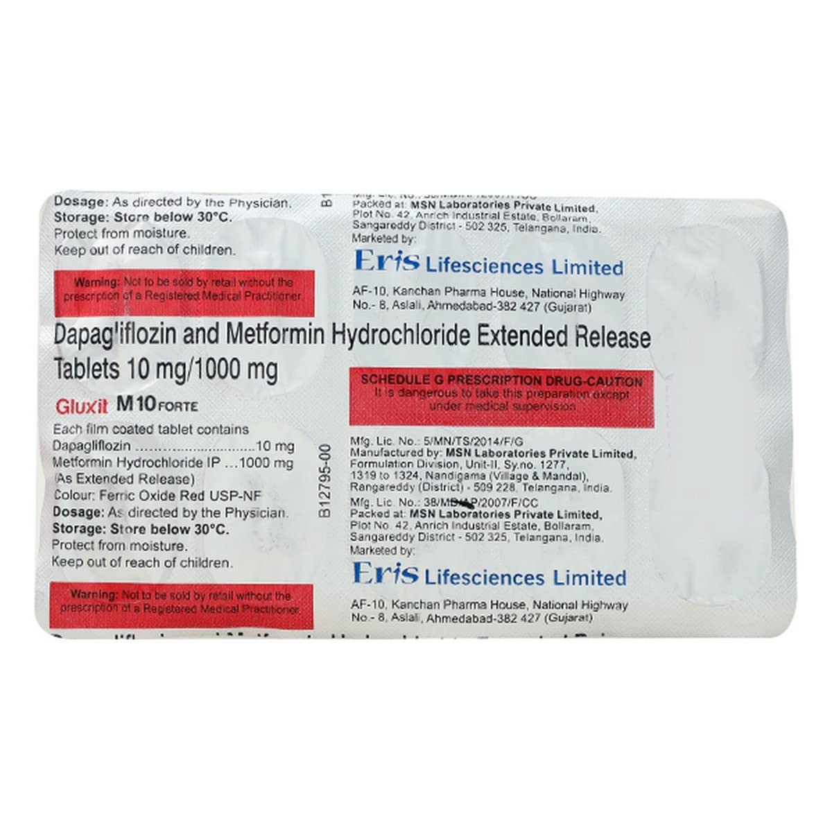 Gluxit M 10 Forte Tablet ER