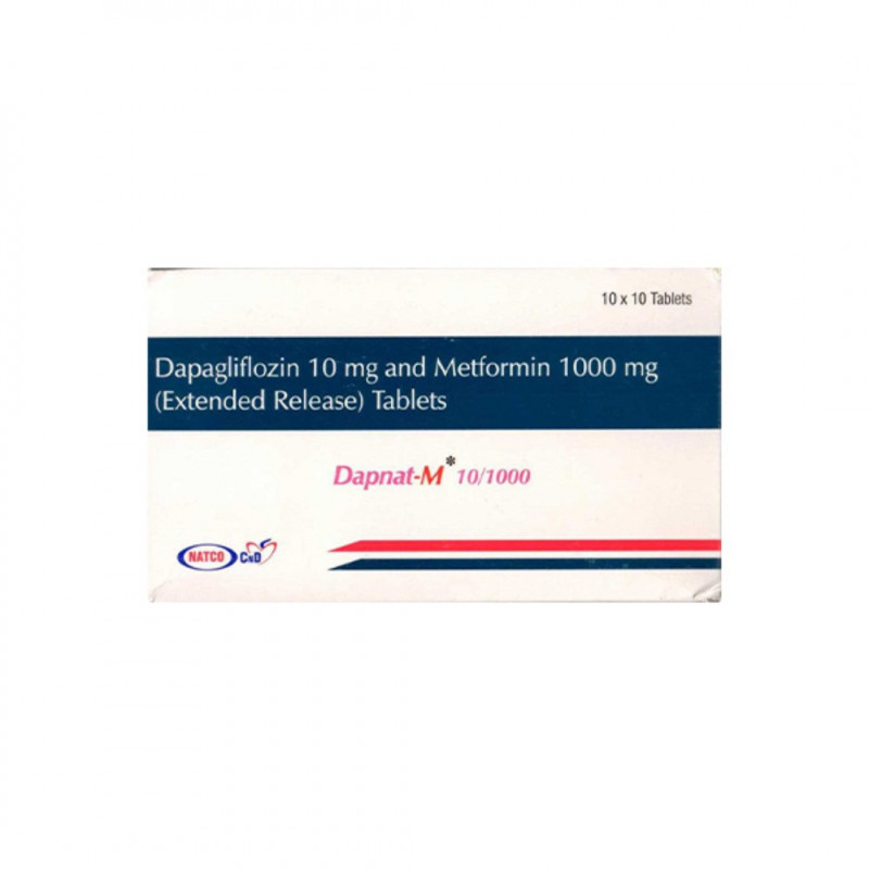 Dapnat-M 10/1000 Tablet ER Dapnat-M 10/1000 Tablet ER