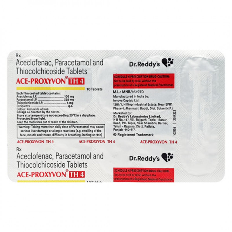 Ace Proxyvon TH 4 Tablet Ace Proxyvon TH 4 Tablet