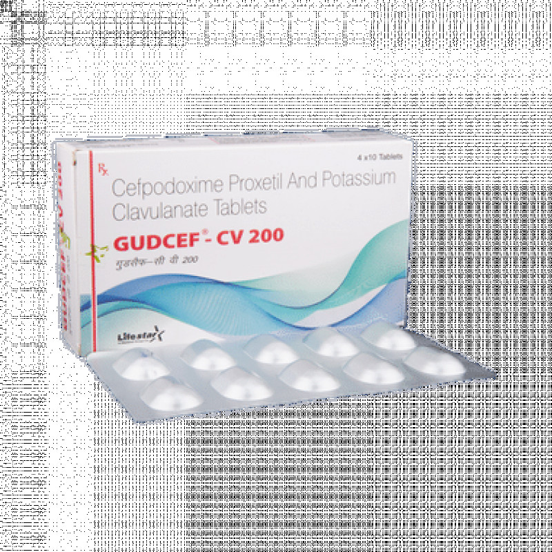 Gudcef-CV 200 Tablet Gudcef-CV 200 Tablet