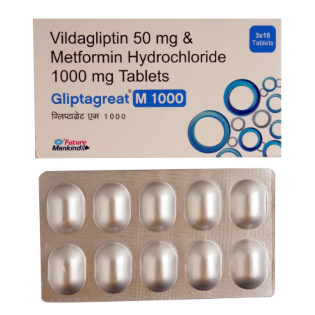 Gliptagreat M 1000 Tablet