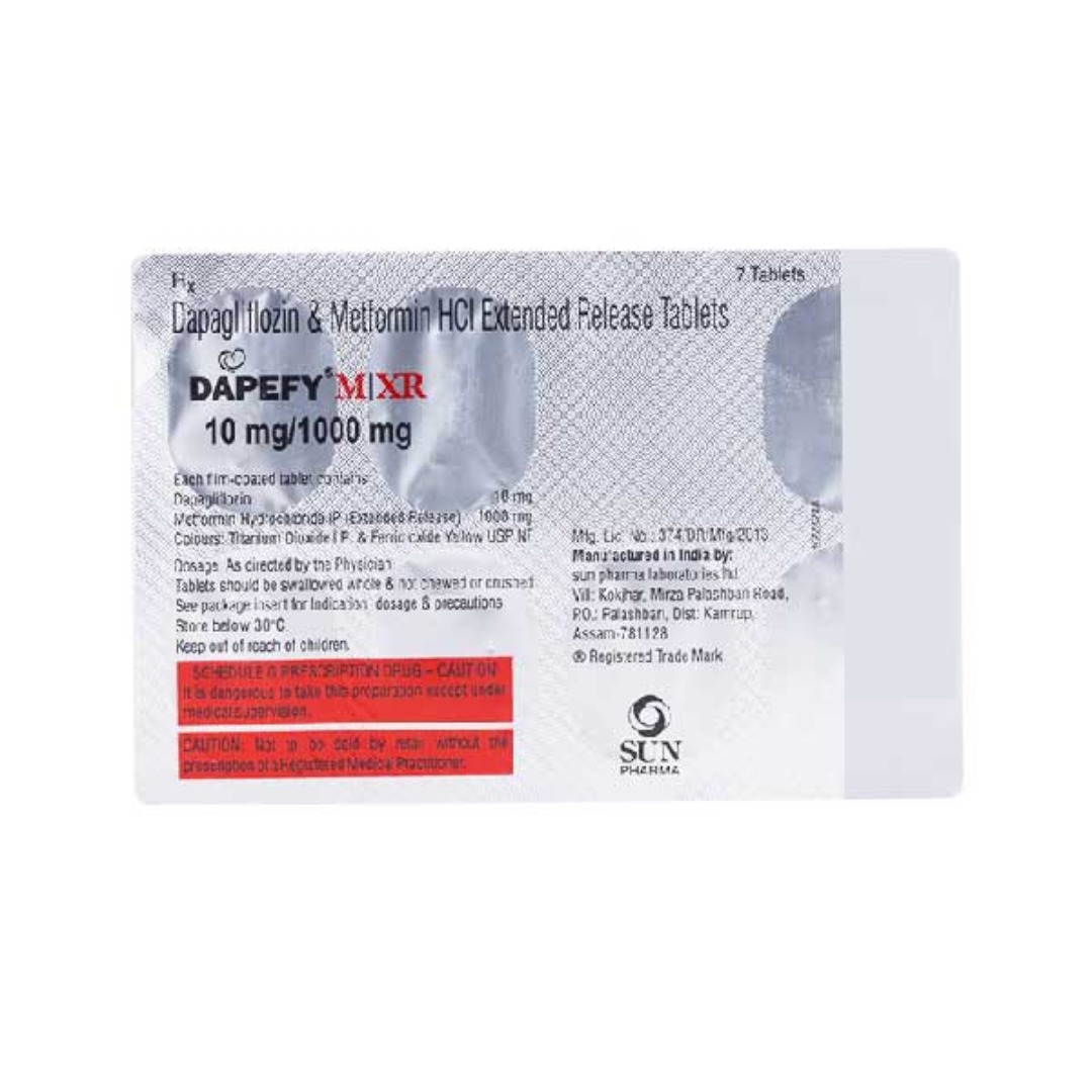 Dapefy M/XR 10mg/1000mg Tablet