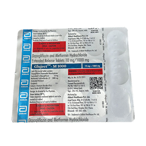 Gluject M 1000 Tablet ER