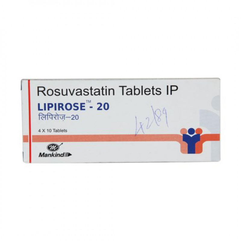Lipirose 20 Tablet Lipirose 20 Tablet