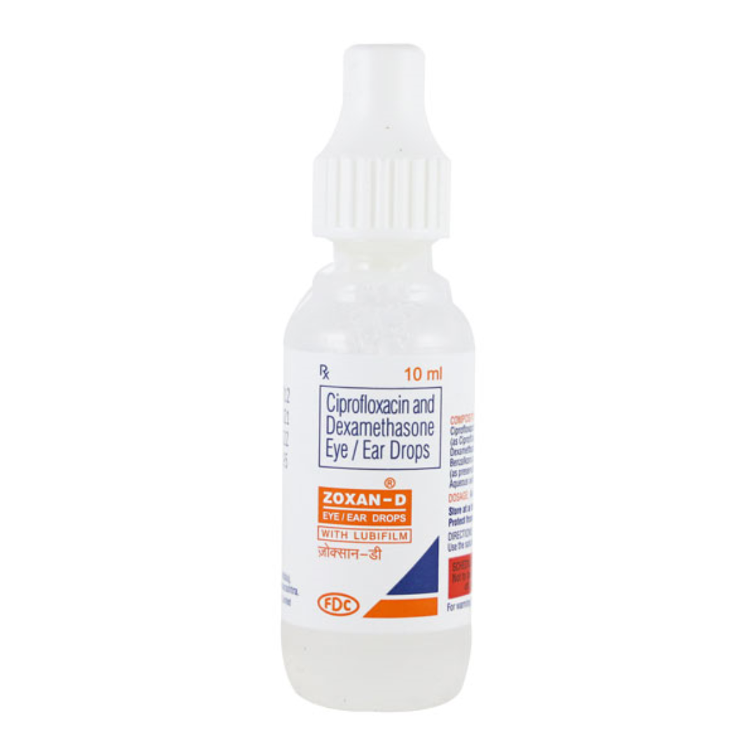 Zoxan-D Eye/Ear Drops - Uses, Price, Side Effects, Substitute