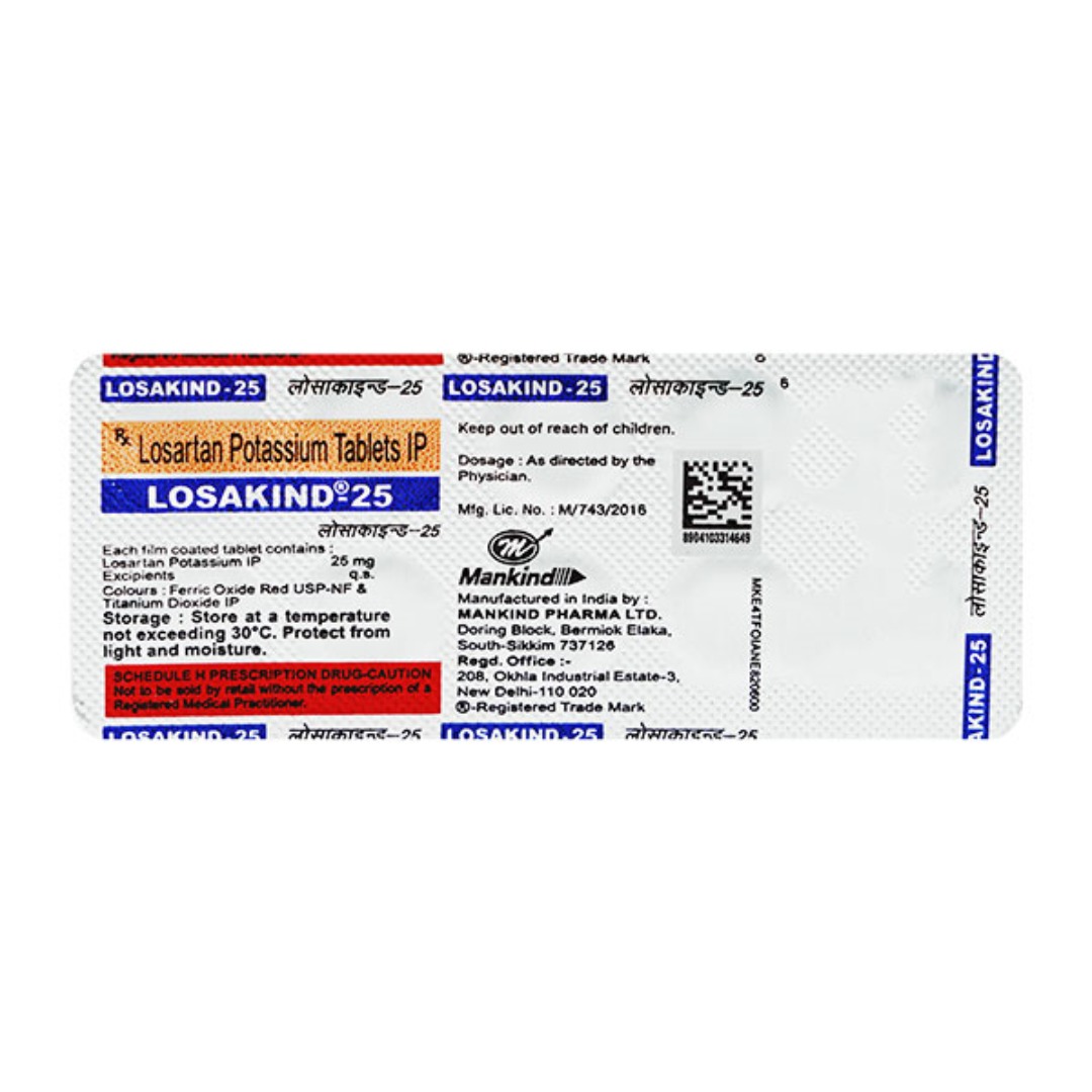 Losakind 25 Tablet