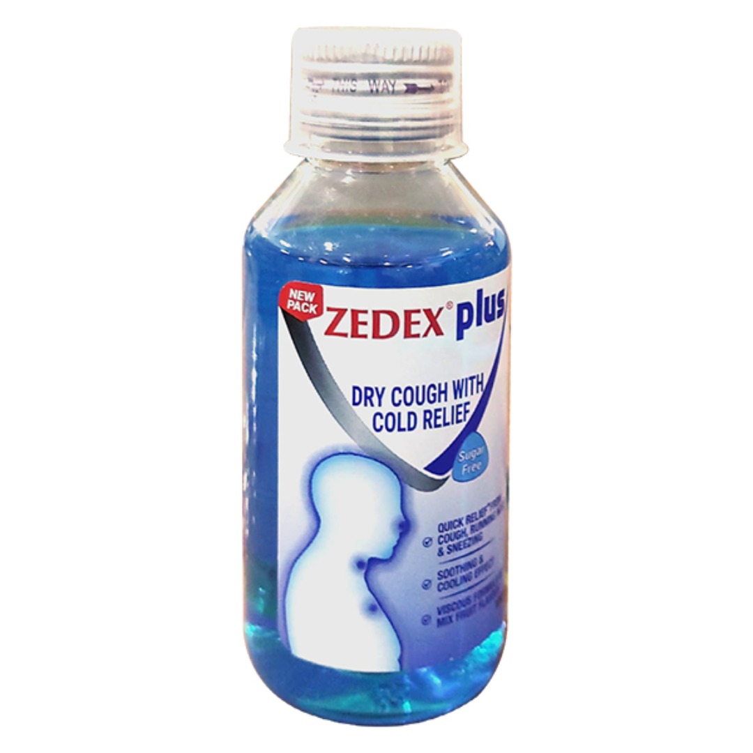Zedex Plus Cough Syrup Sugar Free Uses Price Substitute Side