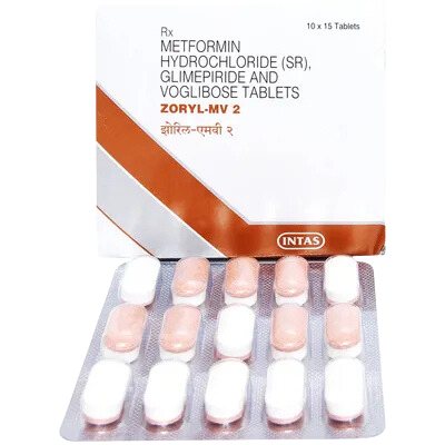 Zoryl MV 2 Tablet SR