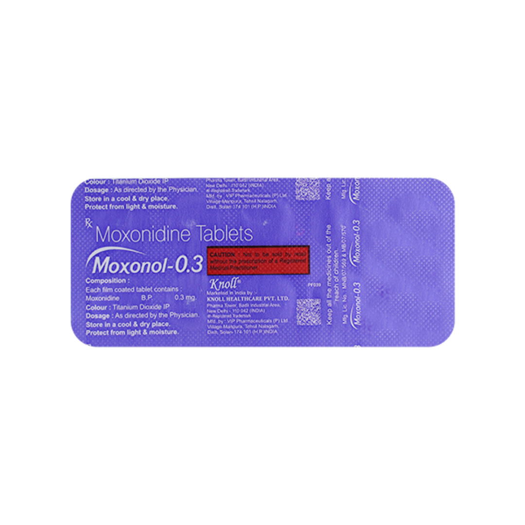 Moxonol 0.3mg Tablet