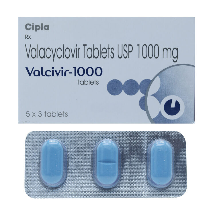 Valcivir 1000 Tablet