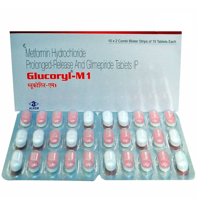 Glucoryl M 1 Tablet PR