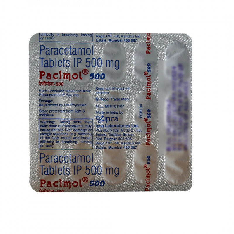 Pacimol 500 Tablet Pacimol 500 Tablet