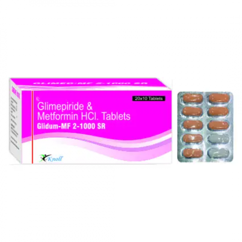Glidum MF 2-1000 SR Tablet Glidum MF 2-1000 SR Tablet