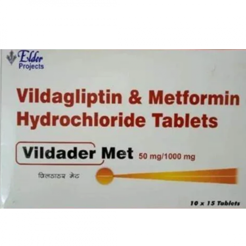 Vildader Met 1000mg/50mg Tablet Vildader Met 1000mg/50mg Tablet