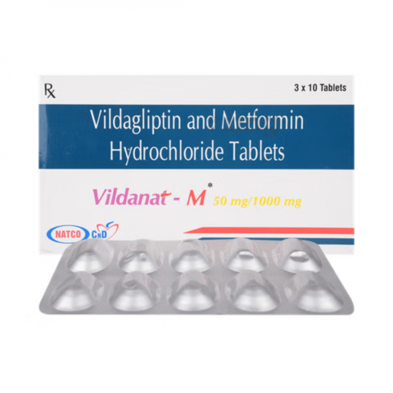 Vildanat M 1000mg/50mg Tablet Vildanat M 1000mg/50mg Tablet