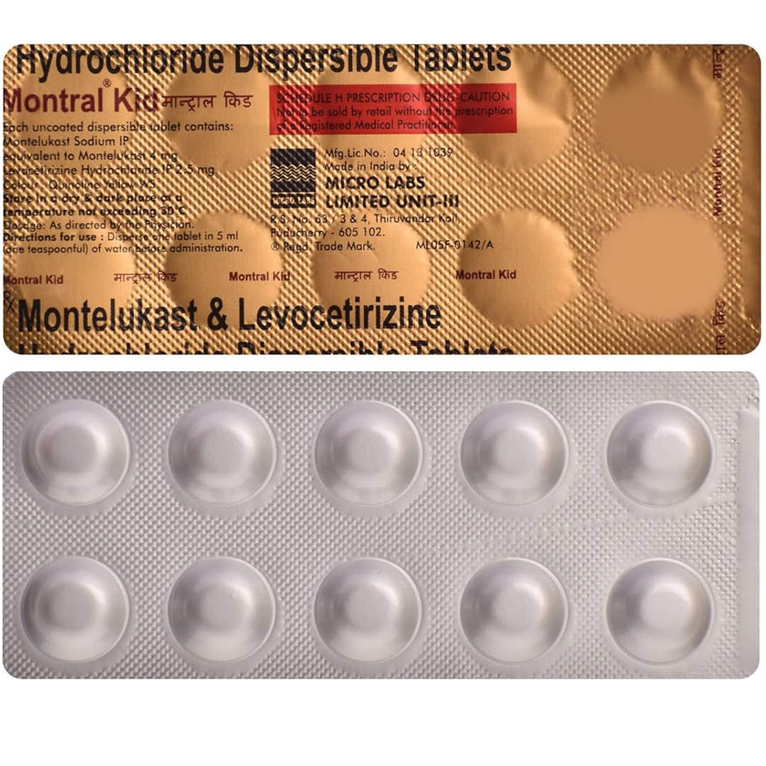 Montral Kid 2.5 mg/4 mg Tablet