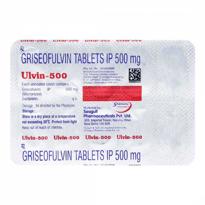 Ulvin 500 Tablet Ulvin 500 Tablet