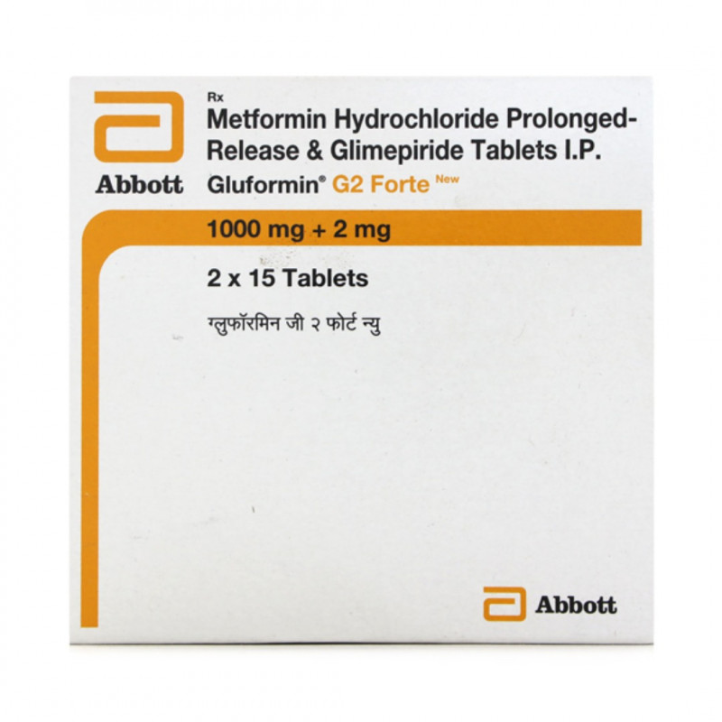 Gluformin G2 Forte New Tablet PR Gluformin G2 Forte New Tablet PR
