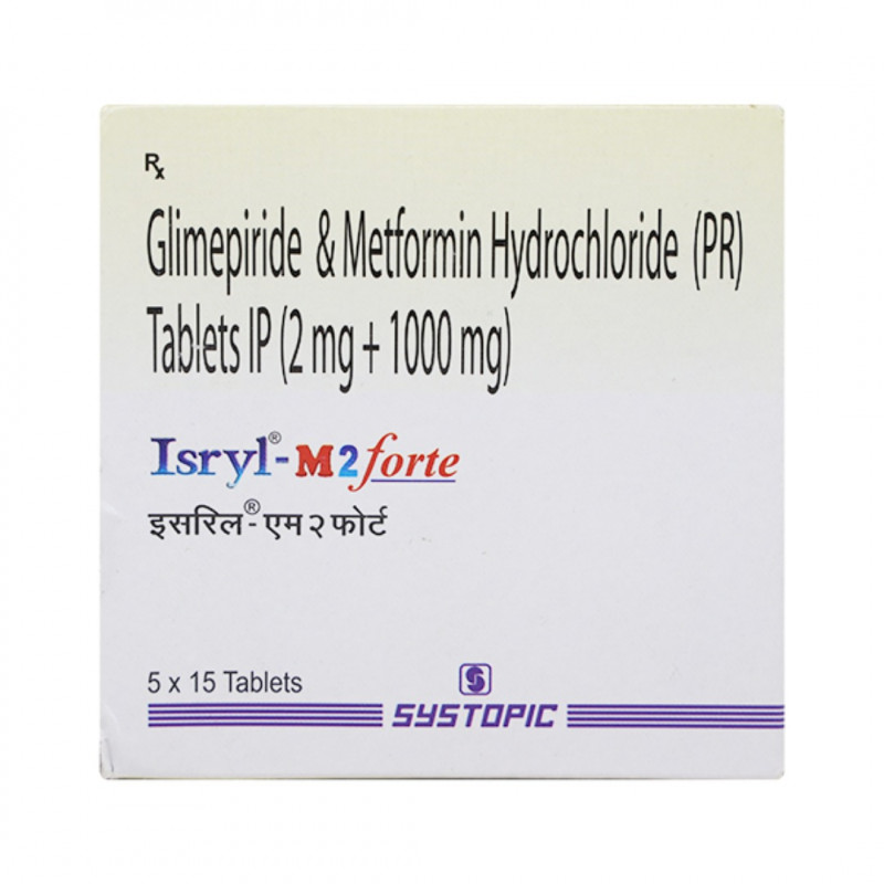 Isryl-M 2 Forte Tablet PR Isryl-M 2 Forte Tablet PR