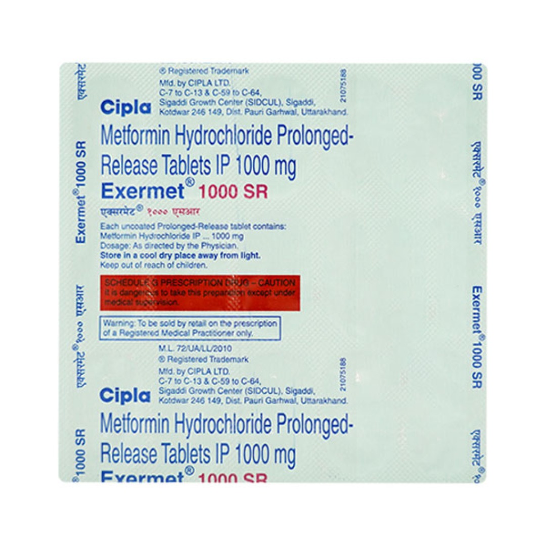 Exermet 1000 Tablet SR