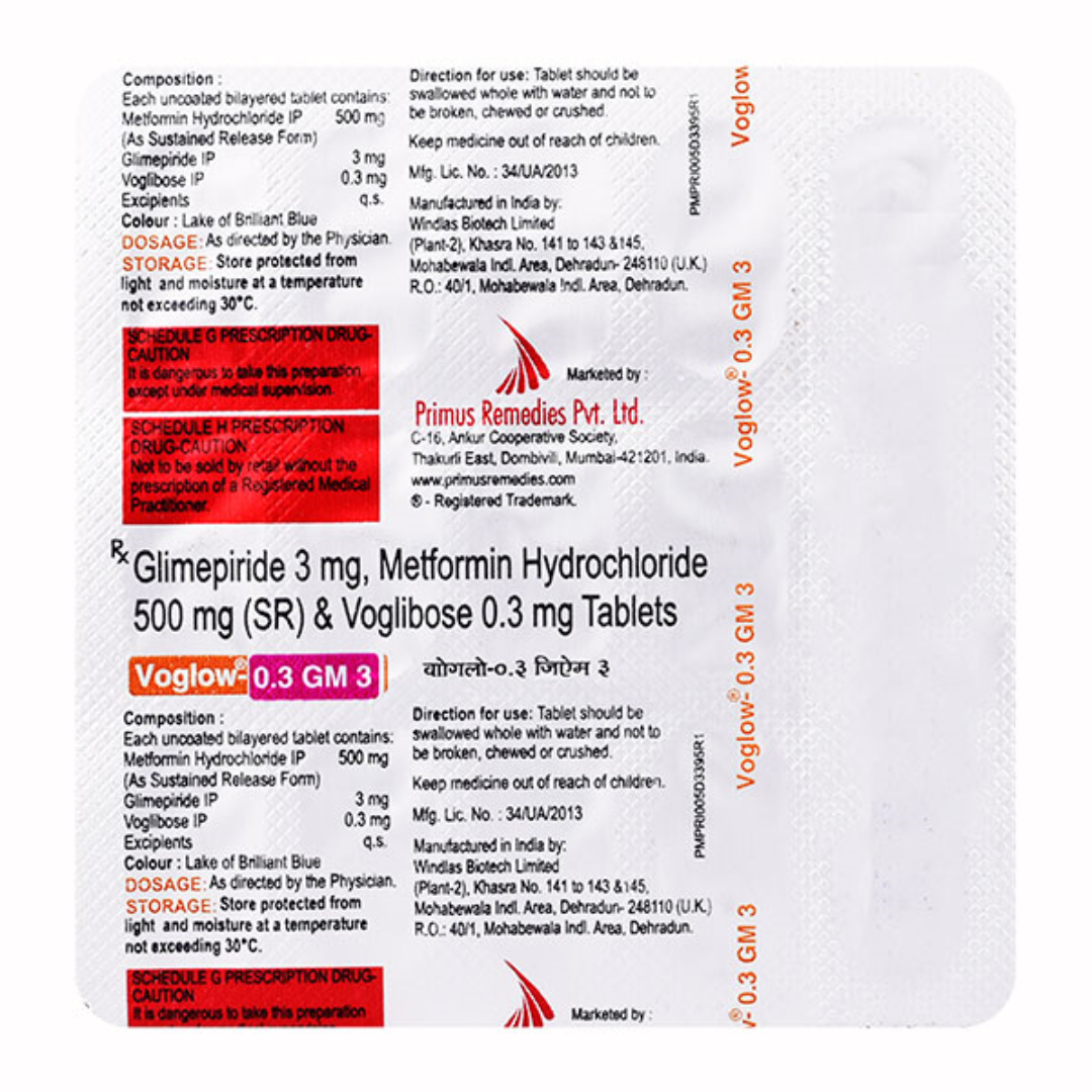 Voglow 0.3 GM3 Tablet SR