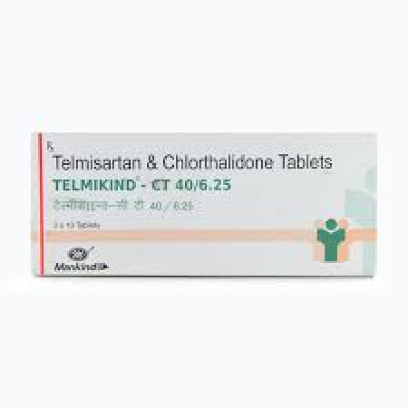 Telmikind CT 40mg/6.25mg Tablet Telmikind CT 40mg/6.25mg Tablet
