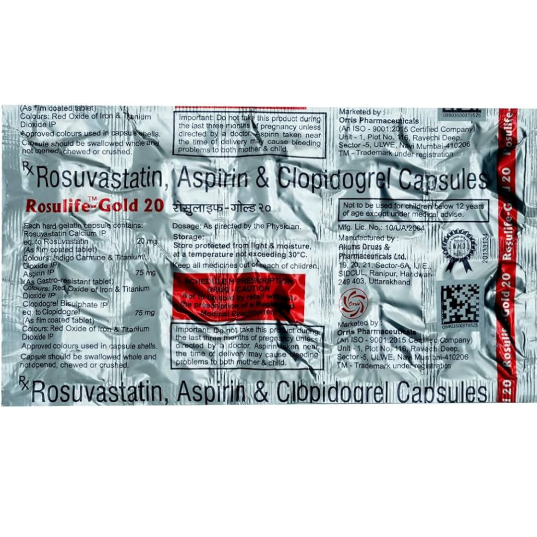 Rosulife Gold 20 Capsule