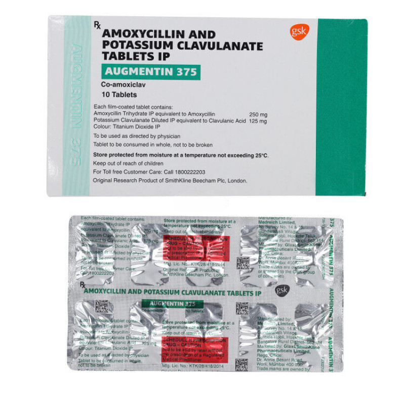 Augmentin 375 Tablet Augmentin 375 Tablet
