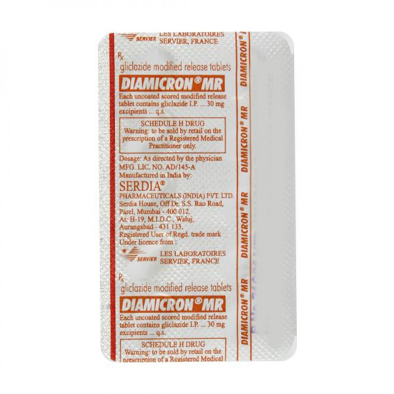 Diamicron MR 30 Tablet Diamicron MR 30 Tablet