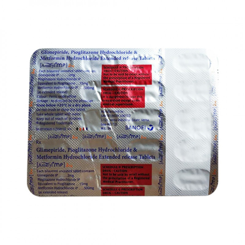 Amaryl MP 2mg Tablet ER Amaryl MP 2mg Tablet ER