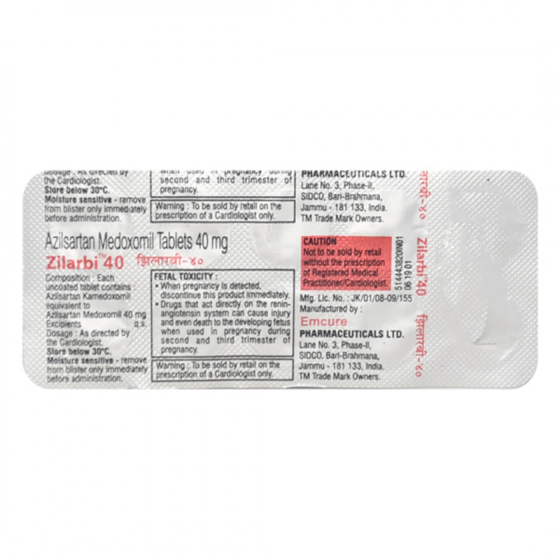 Zilarbi 40 Tablet Zilarbi 40 Tablet