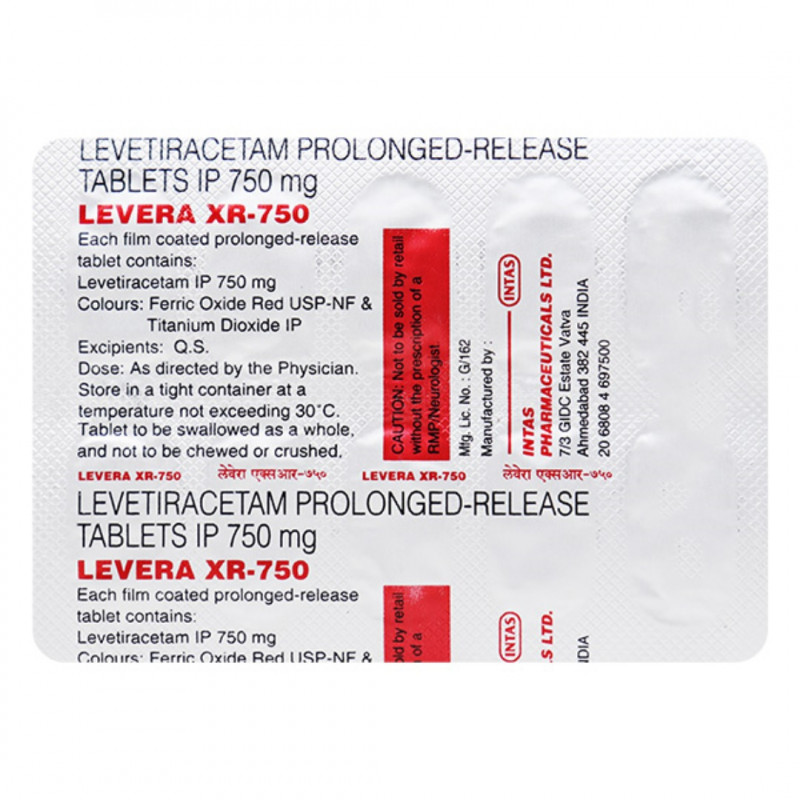 Levera XR 750 Tablet Levera XR 750 Tablet
