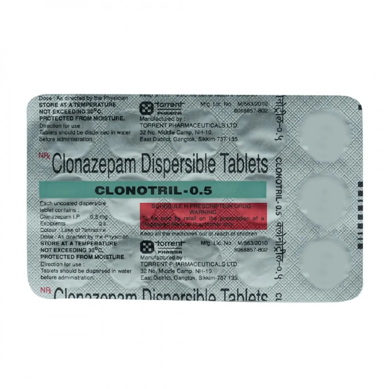 Clonotril 0.5 Tablet Clonotril 0.5 Tablet