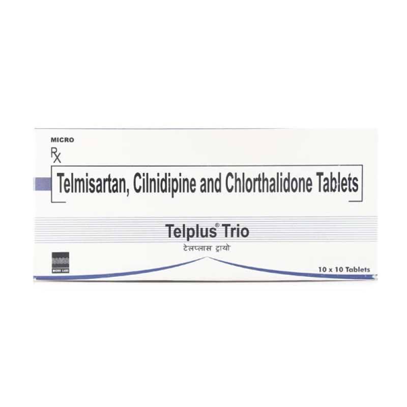 Telplus Trio 40mg/10mg/6.25mg Tablet Telplus Trio 40mg/10mg/6.25mg Tablet